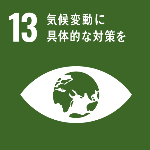 SDGs17の目標 13 気候変動に 具体的な対策を