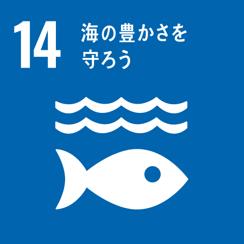 SDGs17の目標 14 海の豊かさを守ろう